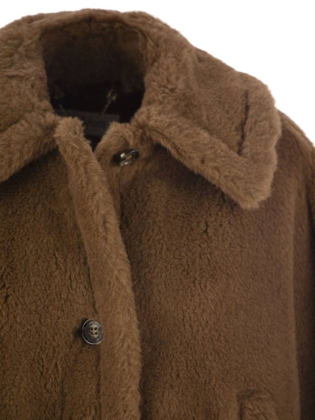 Tenebrae4 Teddy Fur Jacket Brown - MAX MARA - BALAAN 5