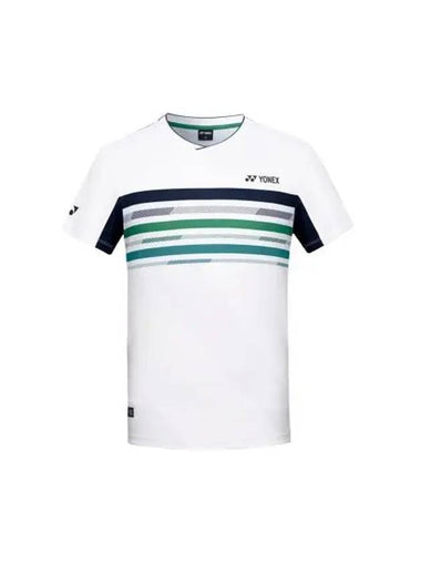 YONEX 243TS017M White Men s Signature Logo Color Gamewear - YOUNESS - BALAAN 1