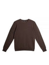 Lyle Light Merino Wool Knit Top Walnut Melange - J.LINDEBERG - BALAAN 1