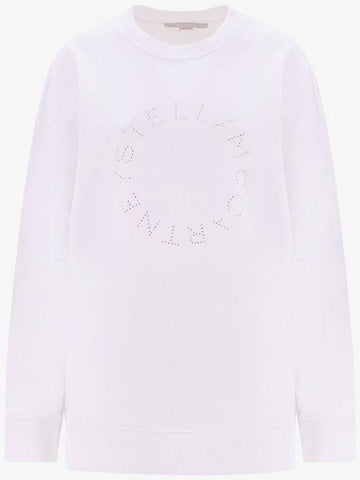 23 fw SUSTAINABLE Cotton Sweatshirt WITH FRONTAL LOGO 6J02063SPX379000 B0650288528 - STELLA MCCARTNEY - BALAAN 1