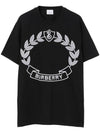 Oak Leaf Logo Short Sleeve T-Shirt Black - BURBERRY - BALAAN 2