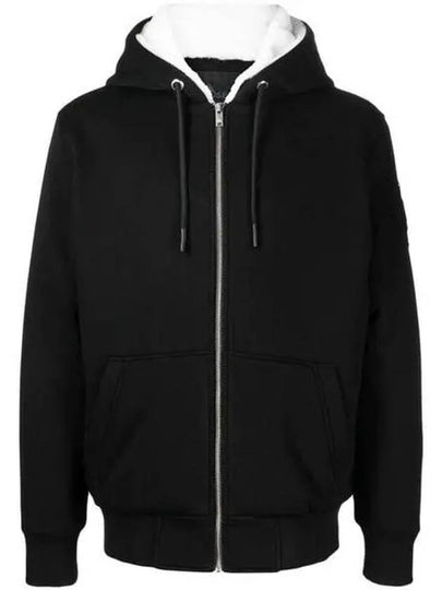 Classic Bunny Zip Up Hoodie White Lining Black - MOOSE KNUCKLES - BALAAN 2