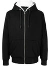 Classic Bunny Zip Up Hoodie White Lining Black - MOOSE KNUCKLES - BALAAN 2