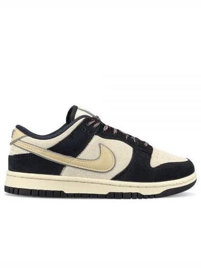 Women's Dunk LX Low Top Sneakers Black Cream - NIKE - BALAAN 2