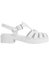 Sporty Foam Rubber Sandals White - PRADA - BALAAN 2