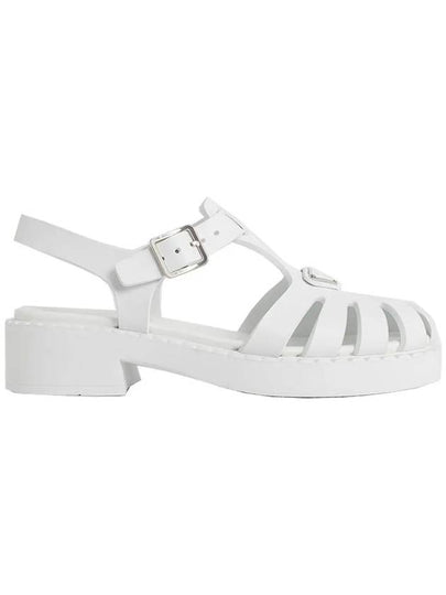 Sporty Foam Rubber Sandals White - PRADA - BALAAN 2