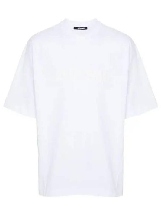 Le Typo Short Sleeve T-Shirt White - JACQUEMUS - BALAAN 2