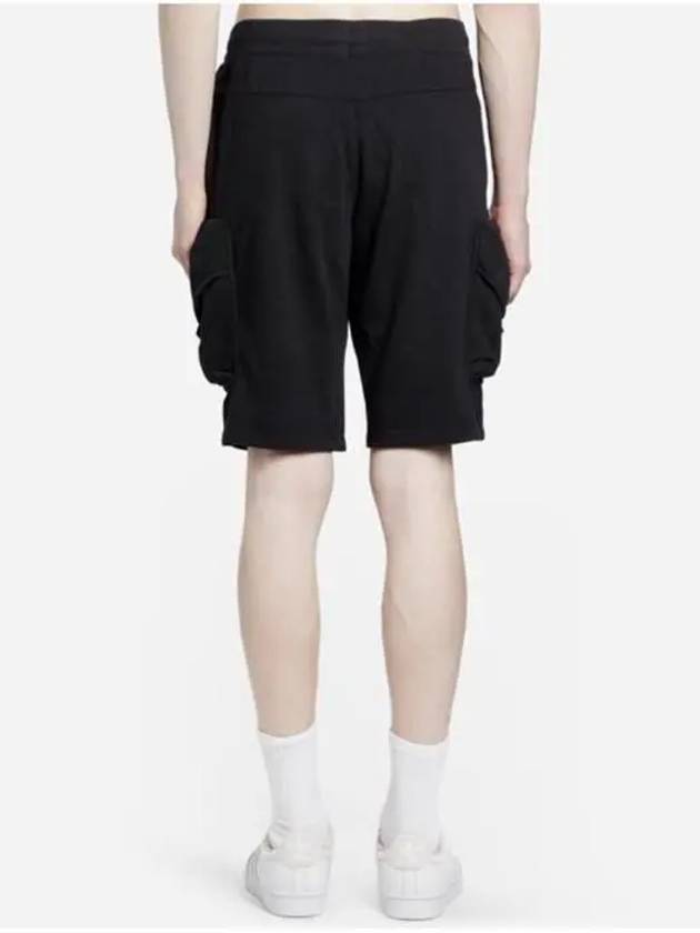 Lens Wappen Cargo Shorts Black - CP COMPANY - BALAAN 3