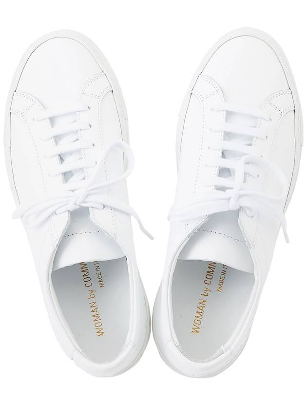 Original Achilles Low Top Sneakers White - COMMON PROJECTS - BALAAN 3