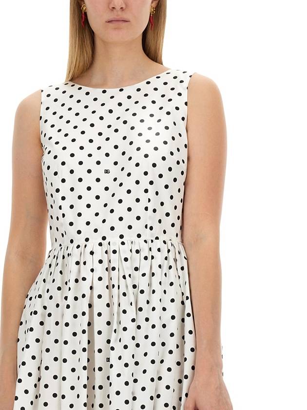 Polka dot midi dress F6JHVTHS5R7 - DOLCE&GABBANA - BALAAN 4