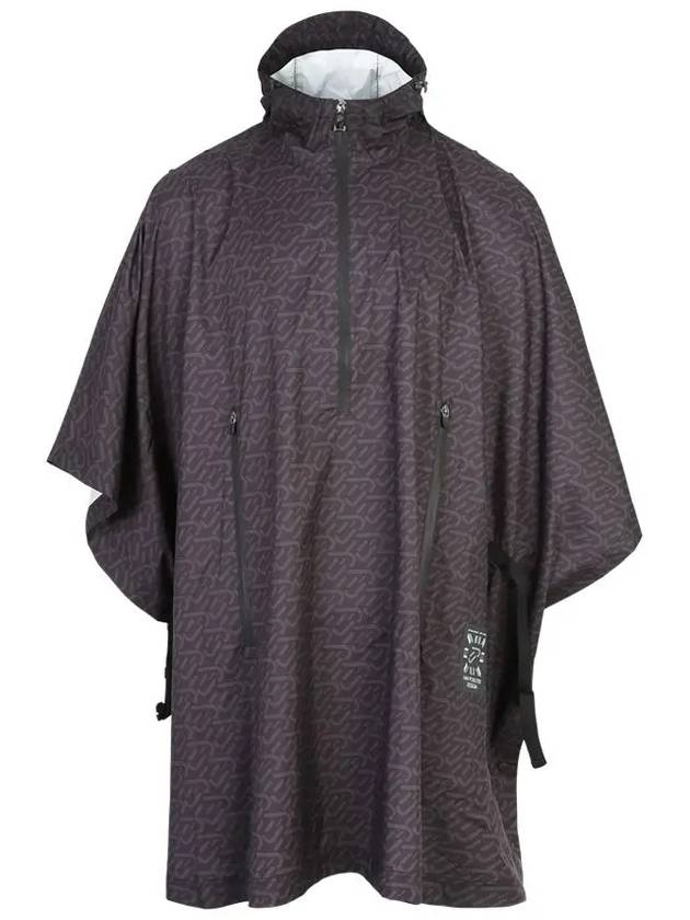 Diagonal logo color poncho IPM3AWR806 BK - IJP DESIGN - BALAAN 2