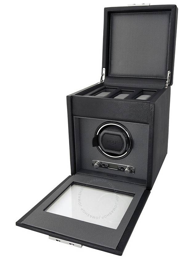 Wolf Viceroy Module 2.7 Single Watch Winder with Storage 456102 - WOLF - BALAAN 3