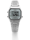 LA680WA 7DF 7 Digital Square Vintage Retro Metal Watch - CASIO - BALAAN 4