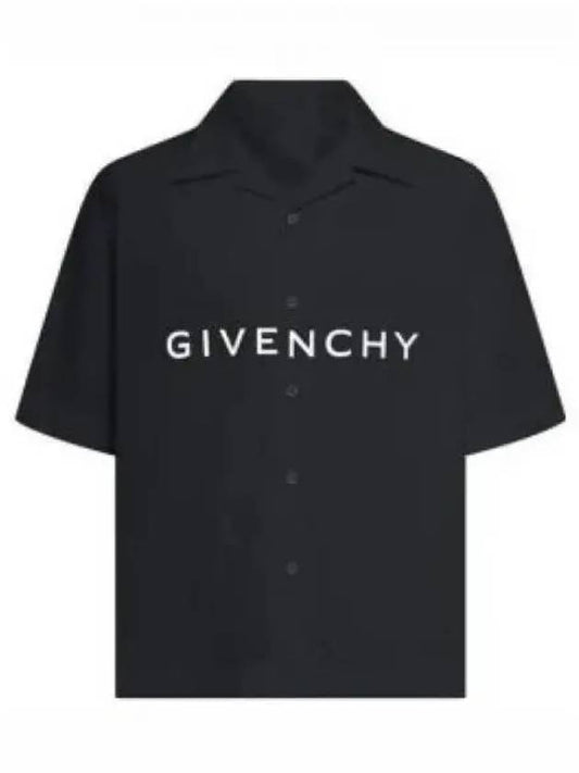 Boxy Shirt BM60T51YC8 001 - GIVENCHY - BALAAN 2