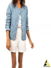 Thelma Denim Jacket Light Blue - SAINT JAMES - BALAAN 2