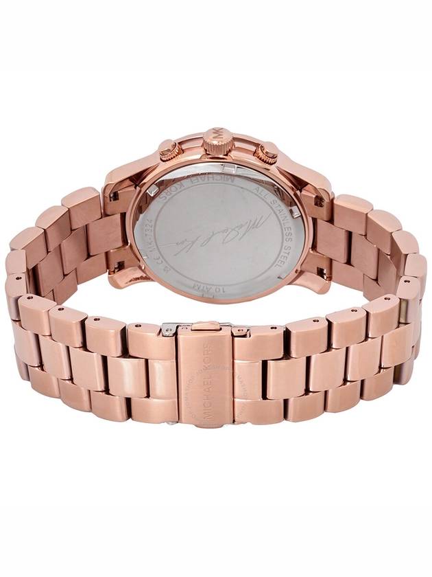 Michael Kors Runway Chronograph Quartz Rose Gold Dial Watch MK7324 - MICHAEL KORS - BALAAN 3