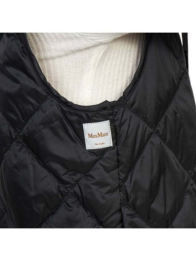 Tregit Water Repellant Technical Canvas Vest Black - MAX MARA - BALAAN 8