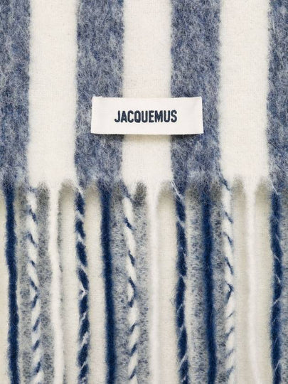 Jacquemus Reshap Caro Striped Muffler Scarf Unisex - JACQUEMUS - BALAAN 2