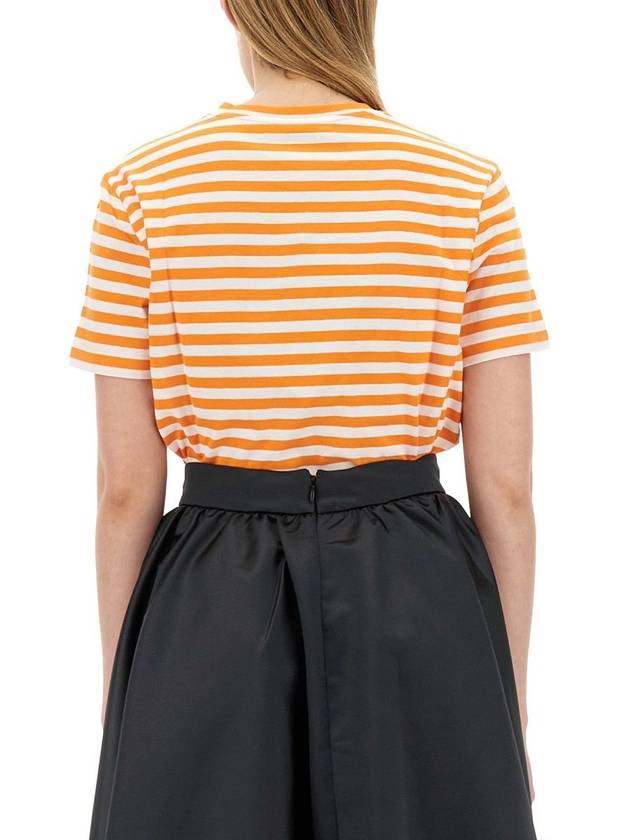 24SS Patou Short Sleeve T-Shirt JE0329999 218O Orange - PATOU - BALAAN 6