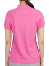 Women’s Icon Short Sleeve PK Shirt Pink - HORN GARMENT - BALAAN 5