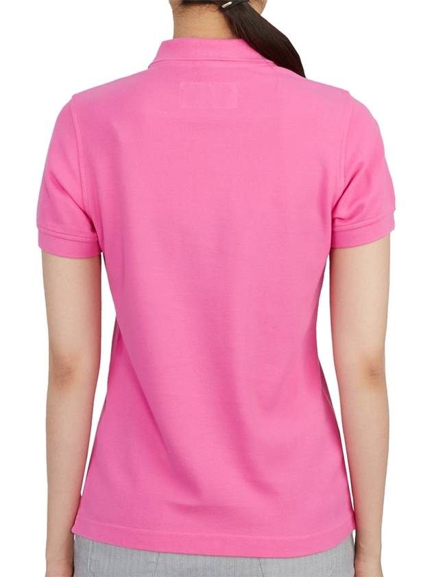 Women’s Icon Short Sleeve PK Shirt Pink - HORN GARMENT - BALAAN 5