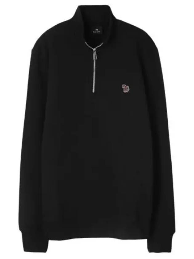 Zebra patch zip neck sweatshirt - PAUL SMITH - BALAAN 1