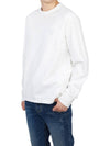 Metropolis Rubber Logo Sweatshirt White - CP COMPANY - BALAAN 6