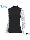 half-neck color combination pattern long-sleeved high-neck half-neck t-shirt DN1LTS012 - DISNEY GOLF - BALAAN 1