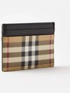 Vintage Check Card Wallet Beige - BURBERRY - BALAAN 7