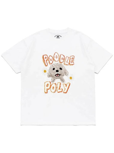 POODLE POLY T SHIRTS WHITE - POLYGRAM - BALAAN 1