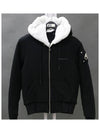 Classic Bunny 3 White Lining Zip Up Hoodie Black - MOOSE KNUCKLES - BALAAN 2