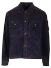 Corduroy Button Utility Shirt Jacket Dark Blue - CP COMPANY - BALAAN 2