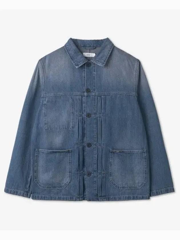 Heritage Denim Jacket Mid Blue C8740515E7WMBL - CLOSED - BALAAN 1