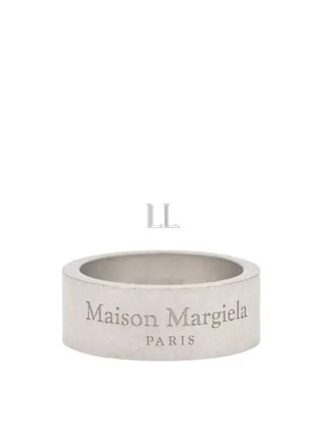 Engraved Logo Ring Silver - MAISON MARGIELA - BALAAN 2