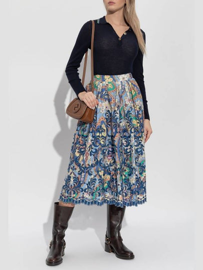 Etro Patterned Skirt With Pockets, Women's, Blue - ETRO - BALAAN 2