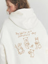 Rabbit Leslie Embroidered Hoodie Cream - CPGN STUDIO - BALAAN 2