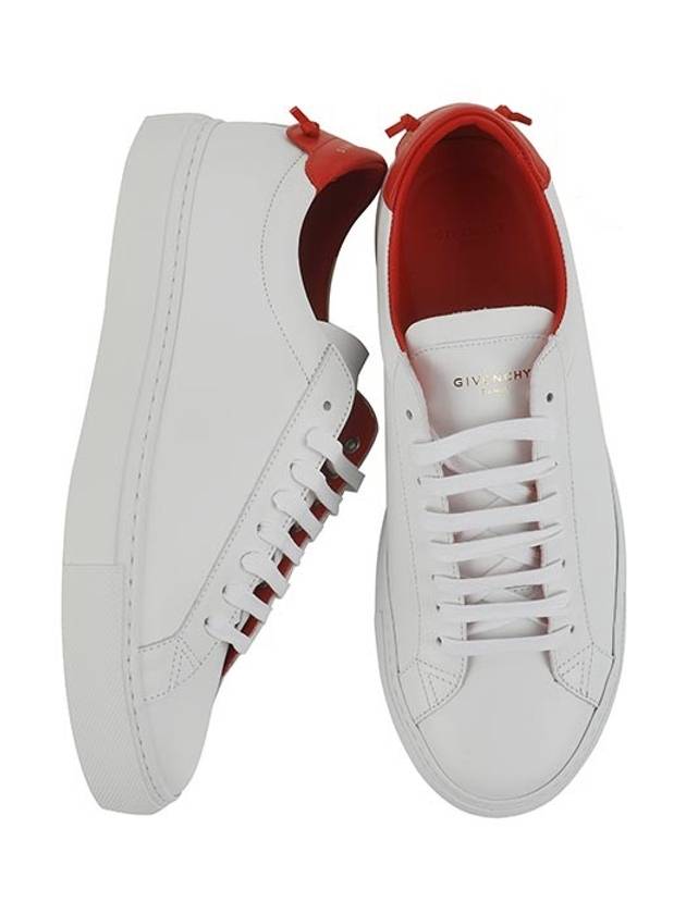 Urban Street Red Tab Low Top Sneakers White - GIVENCHY - BALAAN 3