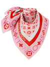 Monogram Infinity Square 90 Scarf Pink - LOUIS VUITTON - BALAAN 3