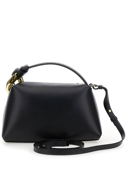 'Corner' Black Handbag With Metallic Knot Detail In Leather Woman - JW ANDERSON - BALAAN 2