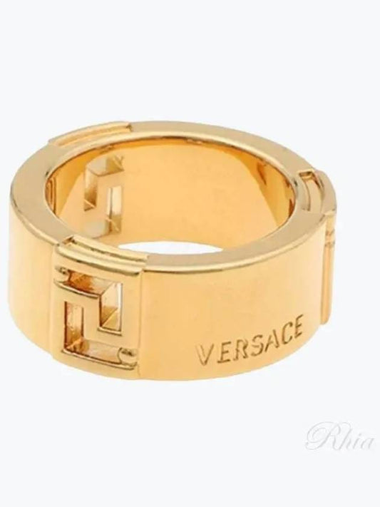 Greca Pattern Ring Gold - VERSACE - BALAAN 2