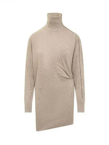 Side zipper trimming high neck knit dress 270484 - ISABEL MARANT - BALAAN 1