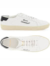 Court Classic Black Tab Low Top Sneakers White - SAINT LAURENT - BALAAN 2