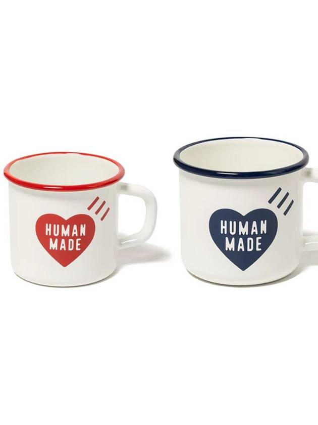 Enamel Mug 270ml Red HM27GD159 - HUMAN MADE - BALAAN 5