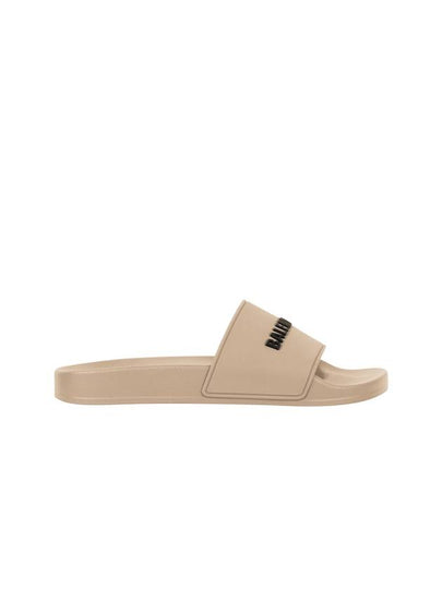 Logo Slides Slippers Beige - BALENCIAGA - BALAAN 2