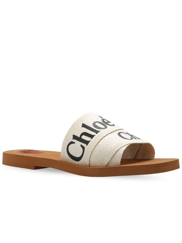 Chloé ‘Woody’ Slides, Women's, Cream - CHLOE - BALAAN 4