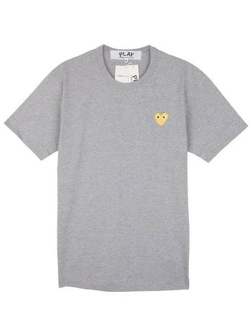 Gold Waffen Short Sleeve TShirt P1T216 GRAY - COMME DES GARCONS - BALAAN 1