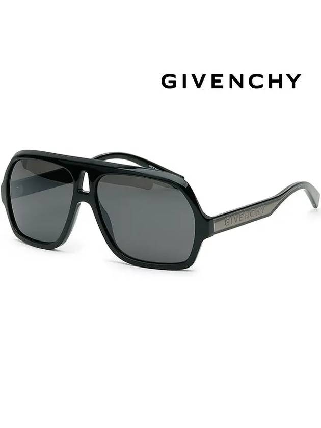 Sunglasses GV7200S 807T4 black mirror horn rim - GIVENCHY - BALAAN 4