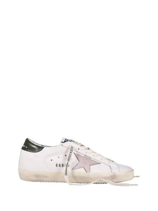 Sneakers GWF00101 F006114 11916 WHITE LIGHT PINK DARK GREEN - GOLDEN GOOSE - BALAAN 1