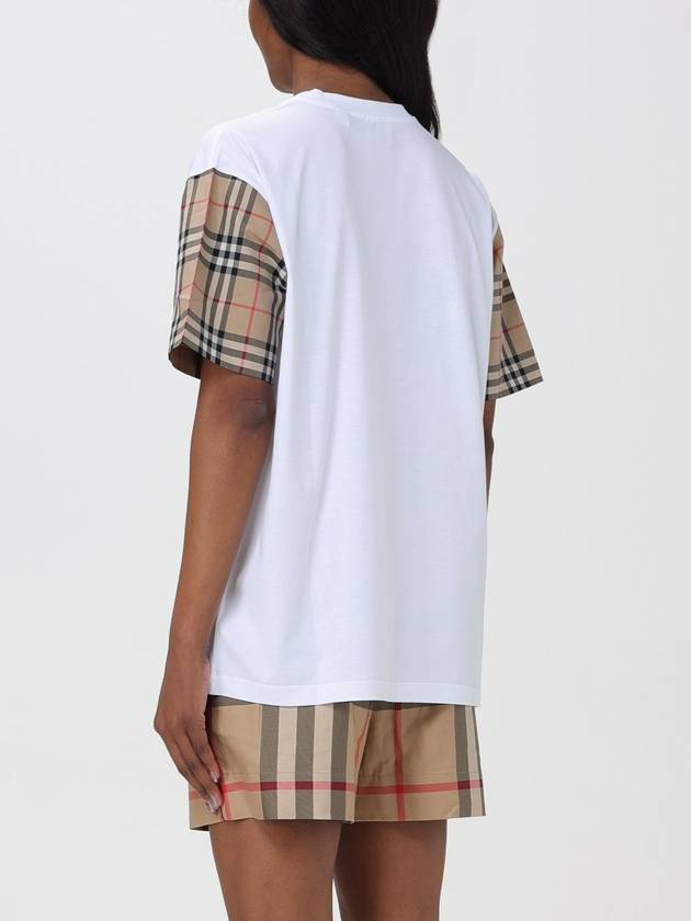 Vintage Check Sleeve Short Sleeve T-Shirt White - BURBERRY - BALAAN 4