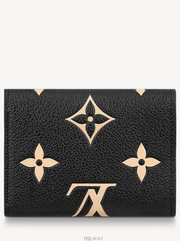 Victorine Tri-Fold Card Wallet Black - LOUIS VUITTON - BALAAN 5